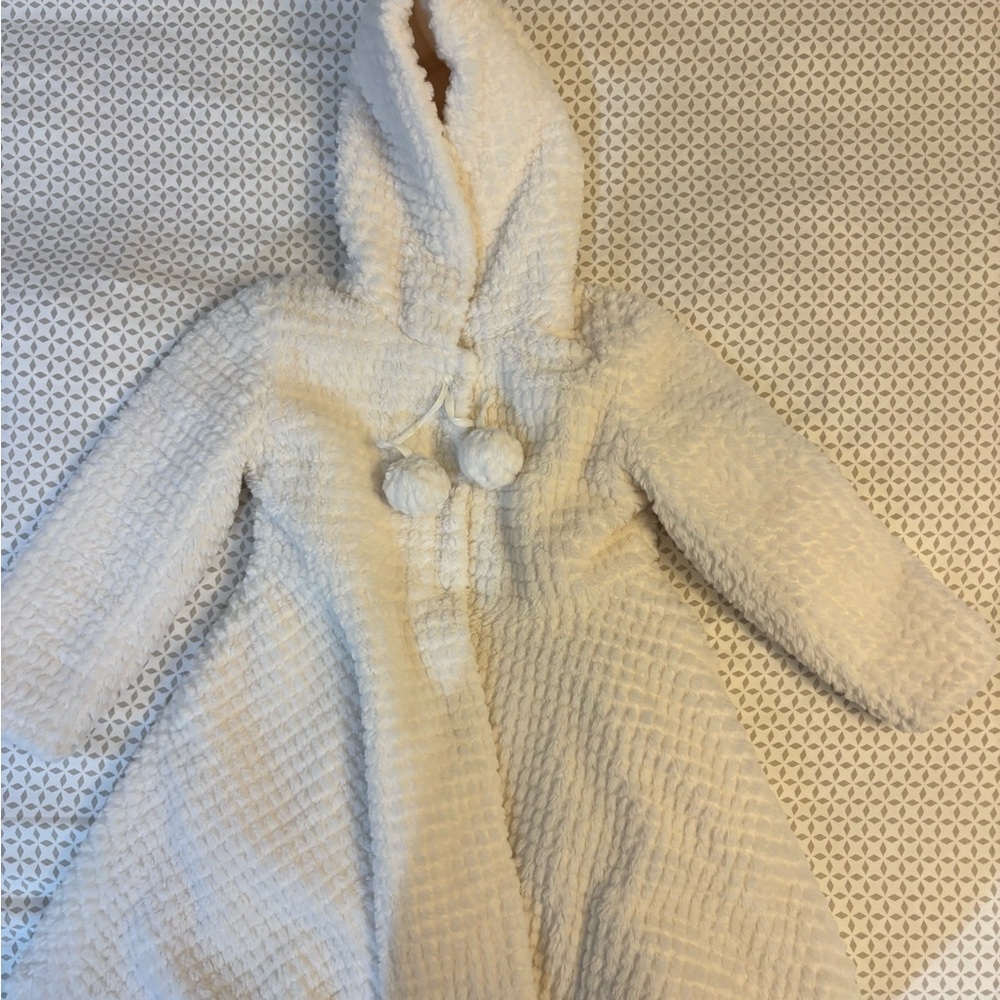 White faux fur Coat for Kids